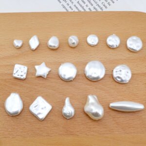 Custom Amazon Bestselling Baroque Imitation Shell Beads Straight Hole Pearls for DIY - OEM Available