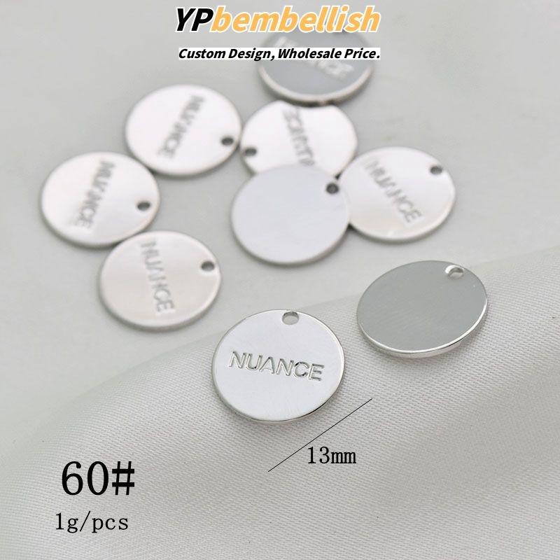 Wholesale Personalized Copper Base Heart-Shaped Charms with Engraved Letters for Handmade Accessories - MOQ Friendly