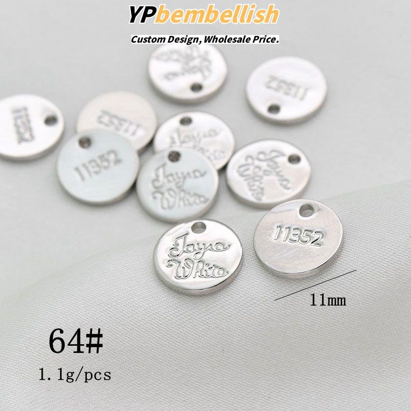 Wholesale Personalized Copper Base Heart-Shaped Charms with Engraved Letters for Handmade Accessories - MOQ Friendly