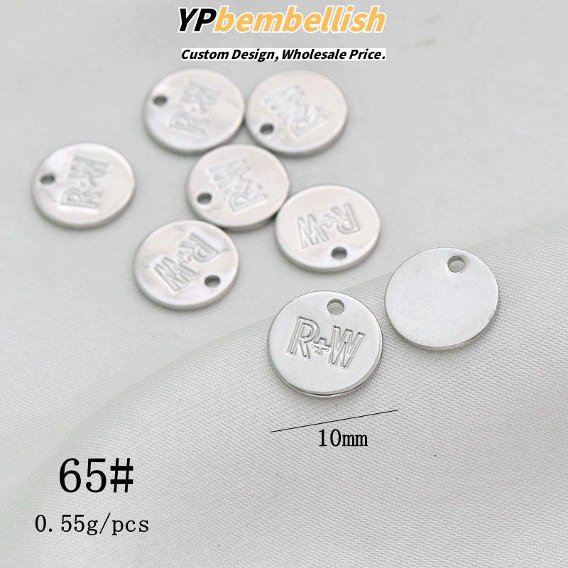 Wholesale Personalized Copper Base Heart-Shaped Charms with Engraved Letters for Handmade Accessories - MOQ Friendly