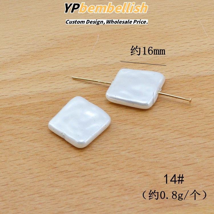 Custom Amazon Bestselling Baroque Imitation Shell Beads Straight Hole Pearls for DIY - OEM Available