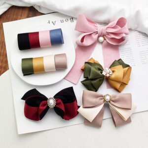 Custom Soft Glow Satin Fabric Ribbons for DIY Hair Bows and Head Flowers - Wholesale Prices