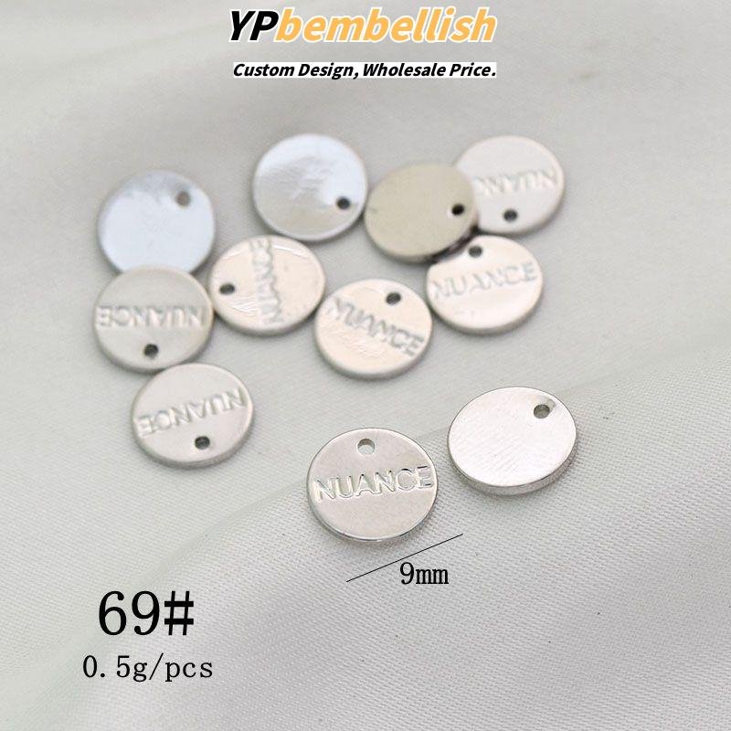 Wholesale Personalized Copper Base Heart-Shaped Charms with Engraved Letters for Handmade Accessories - MOQ Friendly