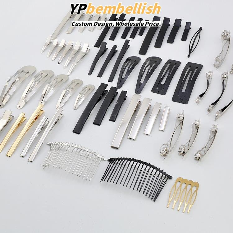 Custom Handmade DIY Ribbon Material Kits for Hair Accessories with Clips - Private Label