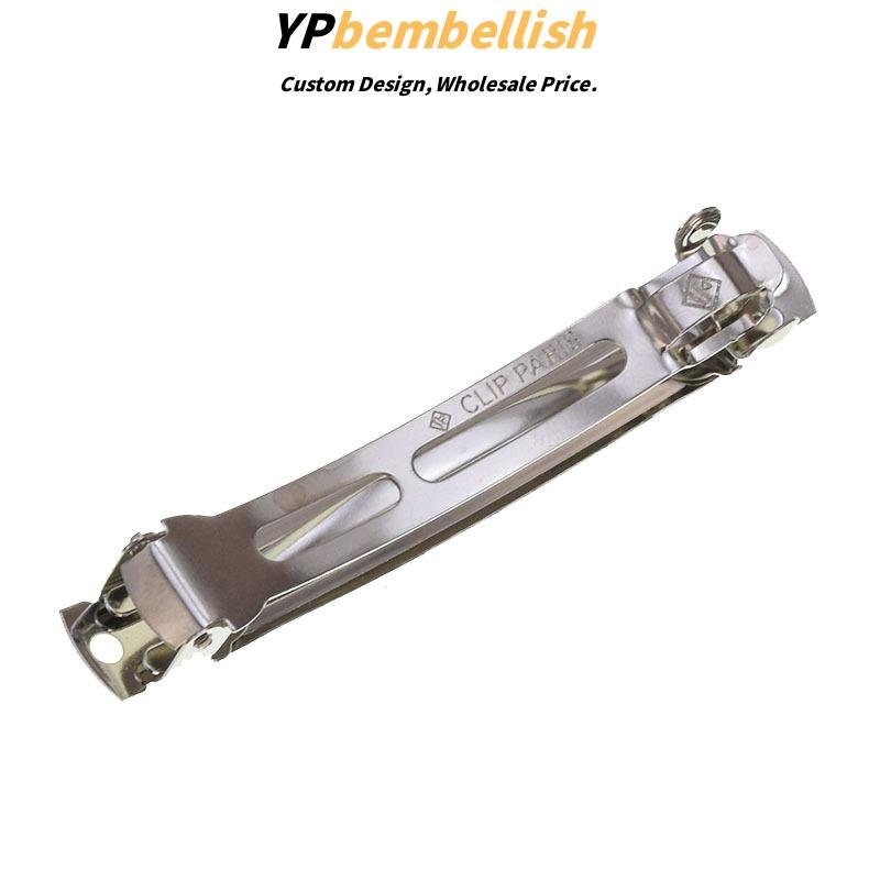 Custom Premium Thickened Spring Snap Clips for Handmade DIY Bow Hair Accessories - Fast Production