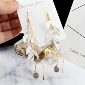Custom 18K Gold Plated Copper Tassel Chains S-Shaped Pendant Links for DIY Earrings - Design to Ship