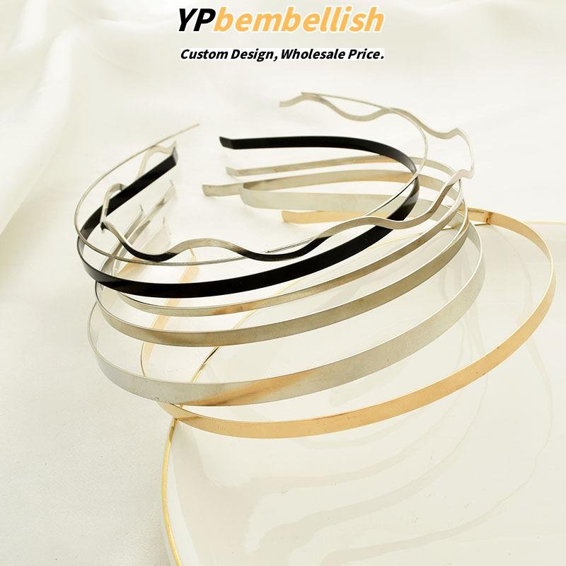 Bulk Adjustable Metal Head Hoops with Clip Fittings for Handmade Ornaments - Custom Supplier